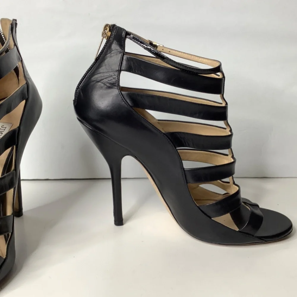 Jimmy Choo "Fathom" Caged Heel Sandals size 39 - Picture 12 of 16